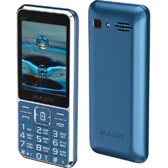 Мобильный телефон Maxvi P21i + ЗУ WC-112 (маренго)