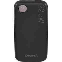 Портативное зарядное устройство Digma DGPF10B 10000mAh (черный)