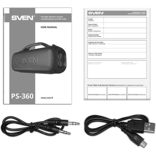 Беспроводная акустическая система SVEN PS-360 (черный)
