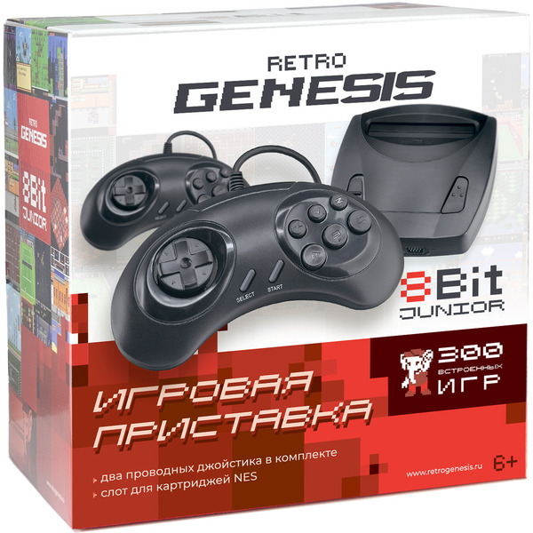 Игровая приставка Retro Genesis 8 Bit Junior (300 игр)