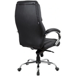 Кресло офисное Kingstyle HL-6 Tonpo NL Chrome (натуральная кожа, черный)