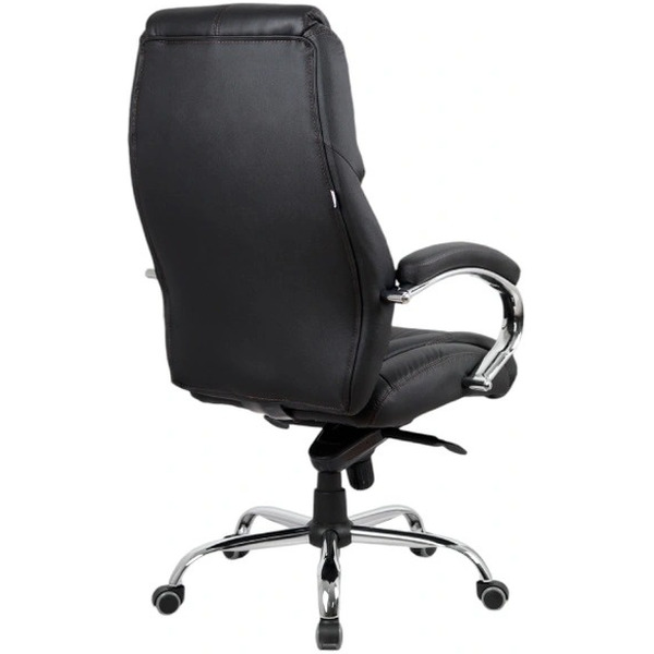 Кресло офисное Kingstyle HL-6 Tonpo NL Chrome (натуральная кожа, черный)
