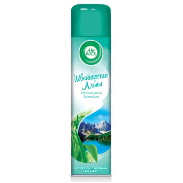 Освежитель воздуха Air Wick Швейцарские Альпы Утренняя роса и Зеленый лес 290 мл
