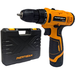 Дрель-шуруповерт Partisan AD-12A (2 АКБ, кейс)