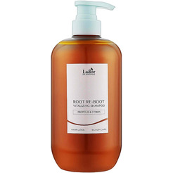 Шампунь для сухой кожи головы с прополисом Lador Root Re-Boot Vitalizing Shampoo Propolis & Citron, 800 мл