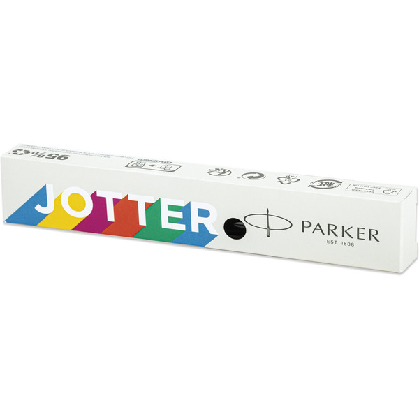 Ручка PARKER Jotter Plastic CT (корпус синий, ежедневник А5 синий, пакет) 880896