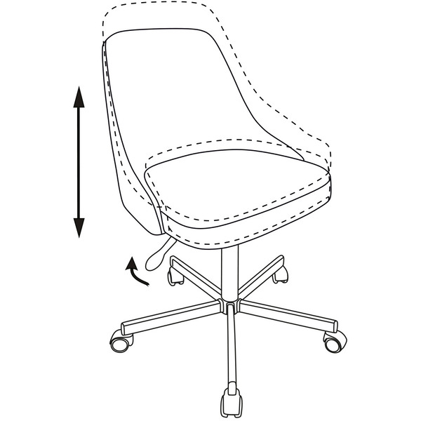 Кресло Бюрократ CH-340M (красный)