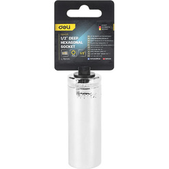 Головка торцевая шестигранная Deli EDQ4321