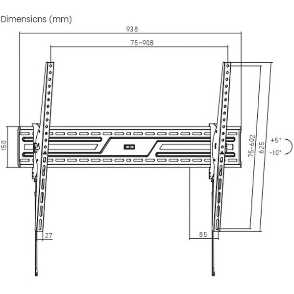 Кронштейн для телевизора Ultramounts UM850T