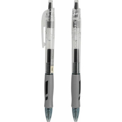 Набор ручек гелевых Deli Arris EG09-BK-P