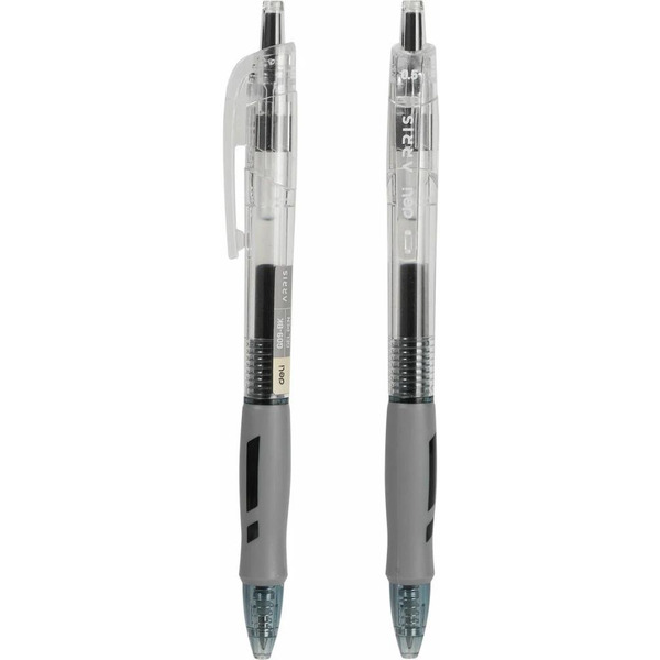 Набор ручек гелевых Deli Arris EG09-BK-P