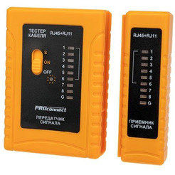 Тестер кабеляPROconnect 12-1006-4 ( RJ-45+RJ-11/RJ-12 468)
