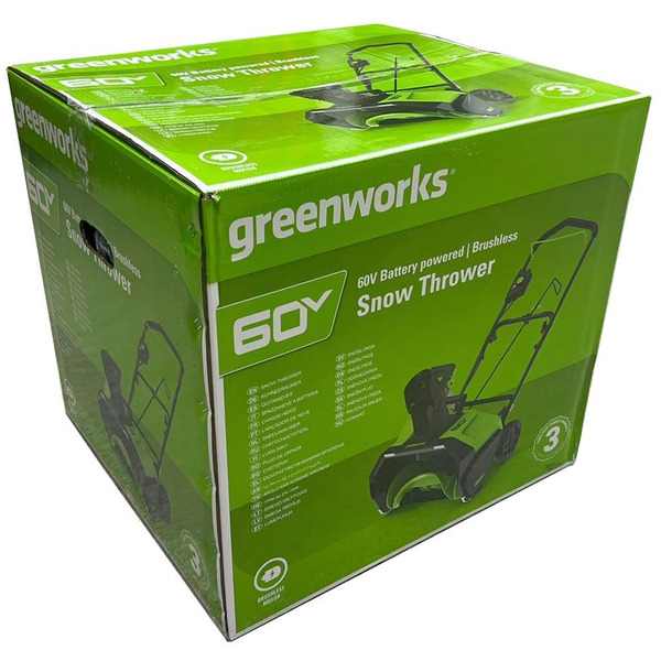 Снегоуборщик Greenworks GD60PST (без АКБ и ЗУ)
