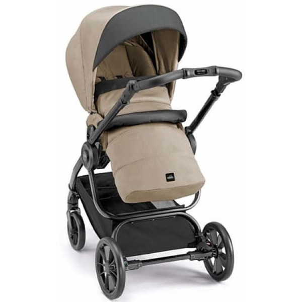 Универсальная коляска CAM Infinito (2 в 1, бежевый/рама матовый черный)