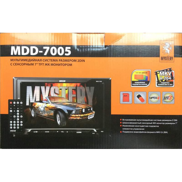 Автомагнитола Mystery MDD-7005