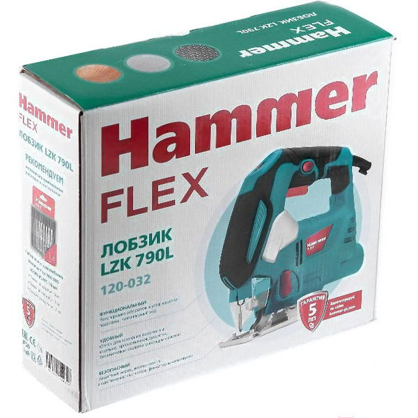 Электролобзик Hammer Flex LZK790L (630443)