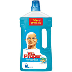 Моющая жидкость для полов и стен Mr. Proper Океан 1 л