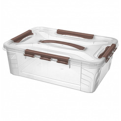 Ящик для хранения Бытпласт Econova Grand Box 10 л 433200314 (коричневый)