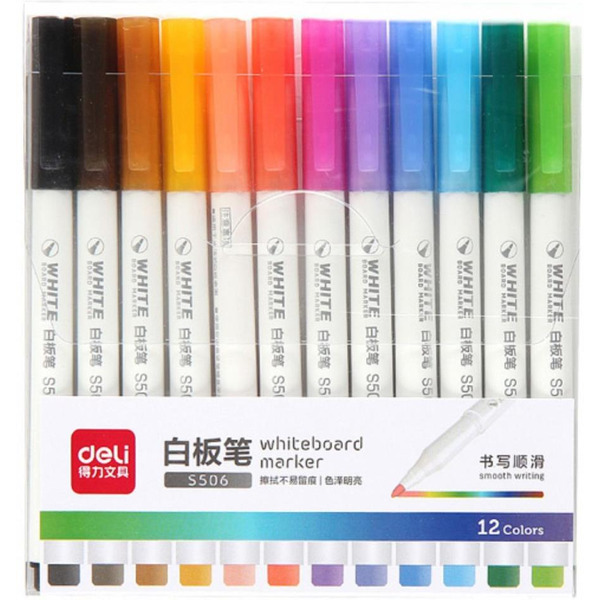 Набор маркеров DELI 12 цветов (C18912)