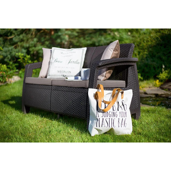 Диван садовый Keter Corfu II Love Seat 258946 (коричневый)
