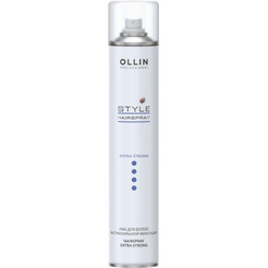 Лак для укладки волос Ollin Professional Style экстрасильной фиксации, 450 мл