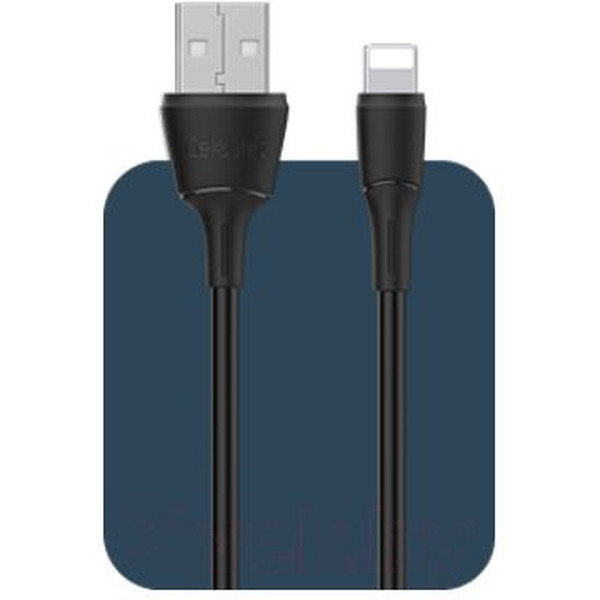 Кабель Celebrat FLY-2 Lightning (1 м, черный)