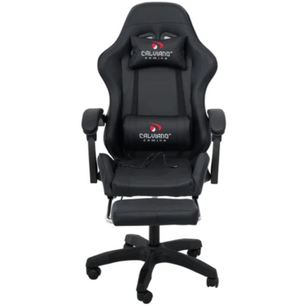 Игровое кресло Calviano 1590 (PU, черный)