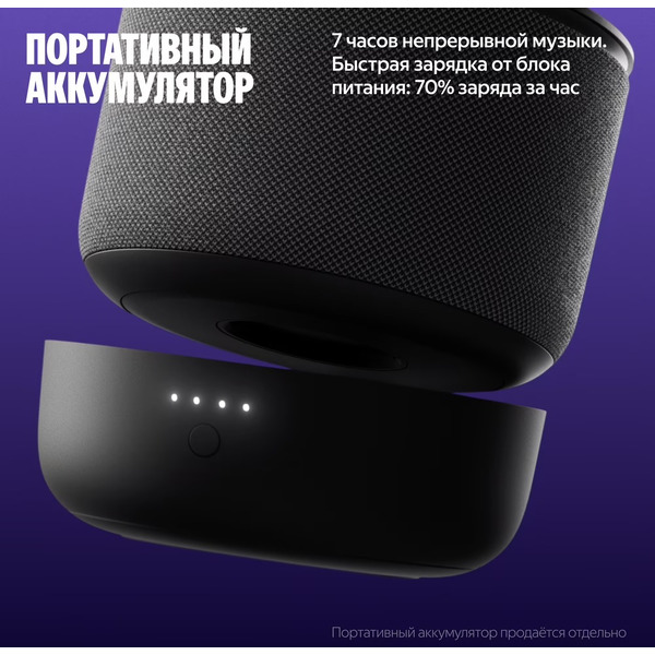 Умная колонка Яндекс.Станция Мини 3 Про (YNDX-00059GRY) серый