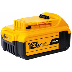 Аккумуляторная батарея VOLAT для DeWalt 18.0V 4.0AH (Li-ion) DEW-DCB184