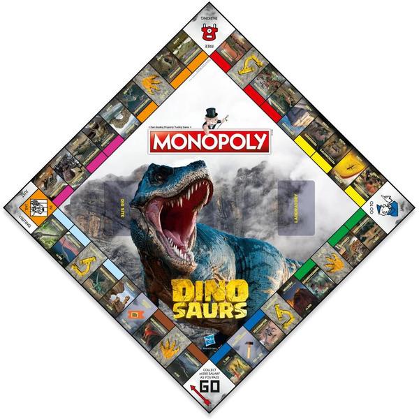 Настольная игра HASBRO Монополия Dinosaurs Динозавры на английском языке WM04251-EN1-6