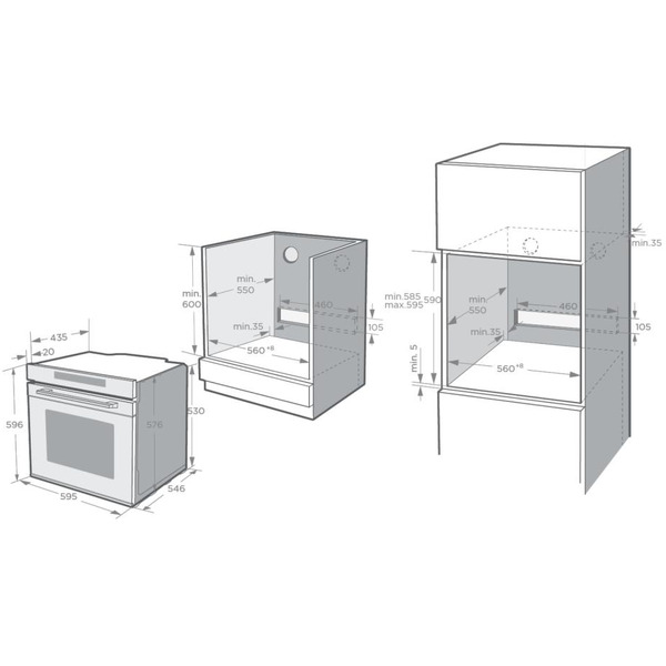 Духовой шкаф с СВЧ WEISSGAUFF EOM 991 SW