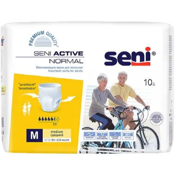 Трусы-подгузники для взрослых Seni Active Normal M (10 шт)