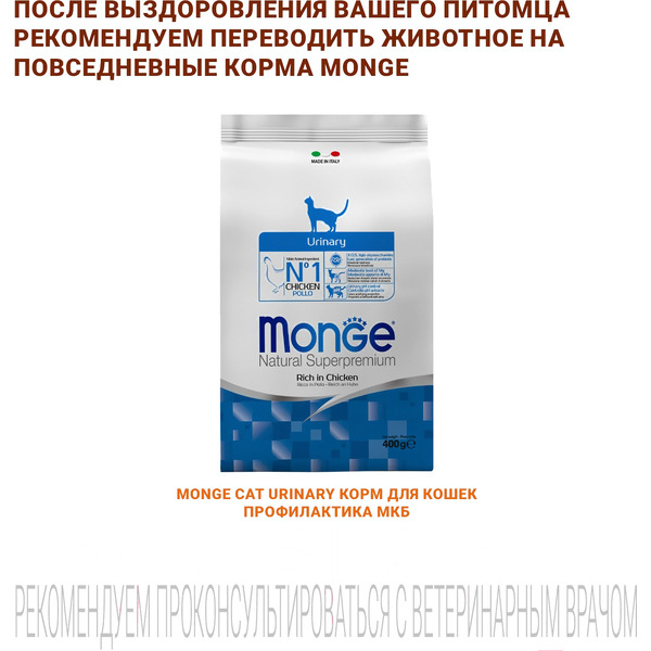 Сухой ветеринарный корм для кошек Monge Vet Solution Renal (1.5кг)