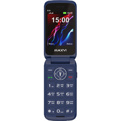 Мобильный телефон Maxvi E15 (синий)