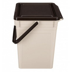 Контейнер для мусора Бытпласт 434236834 8 л (бежевый)