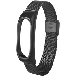 Ремешок Bingo Stainless Grid для Xiaomi Mi Band 2 (черный)