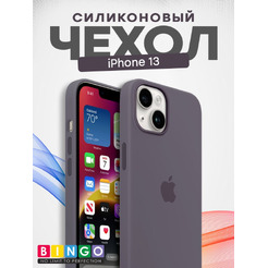 Бампер Bingo Silicone Case для APPLE iPhone 13 (лавандово-серый)