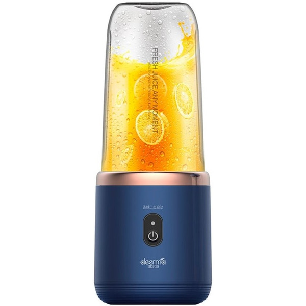 Портативный блендер Deerma DEM-NU06 (синий)