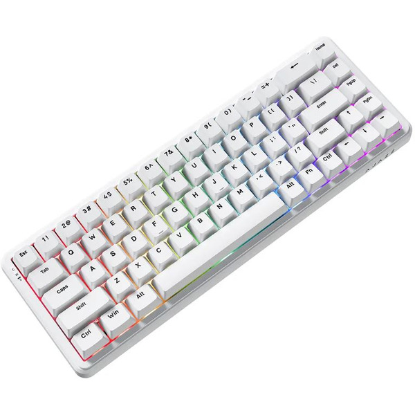 Компьютерная клавиатура AJAZZ AK680 MAX (8+1K) белые клавиши