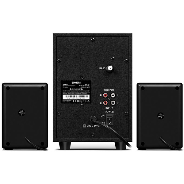 Акустическая система SVEN MS-110 Black-Silver