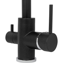 Смеситель для кухни ZorG AKVADUO PREMIUM BRASS black metallic