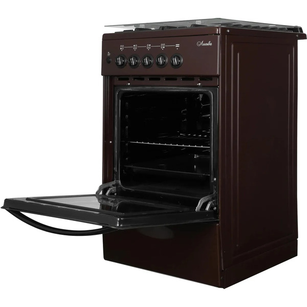 Кухонная плита Лысьва ГП 400 МС-2у (коричневый, стеклянная крышка)