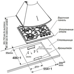 Варочная панель GEFEST ПВГ 2232-01 Р43