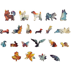 Сувенирный пазл MASTER WOOD Корги SWPKR