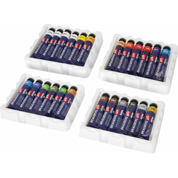 Краски акриловые художественные BRAUBERG ART CLASSIC 191722