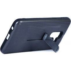 Чехол-накладка Bingo STRIPS TPU для SAMSUNG Galaxy J8 2018 (черный)