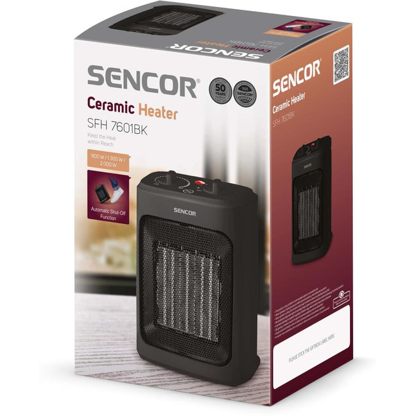 Тепловентилятор Sencor SFH 7601 BK