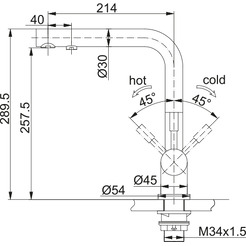Смеситель Franke Atlas Clear Water 120.0745.585 (черный матовый)