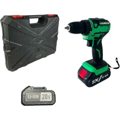 Дрель-шуруповерт Zitrek Greenpower 20 Pro SET 1 063-4061 (с 2-мя АКБ, кейс)