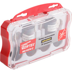 Набор аксессуаров для гравера 40 предметов в боксе для шлифовки WORTEX MGK074C11711